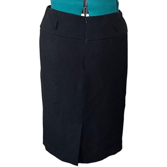 Women's Apt. 9 Brand Straight & Pencil Black Skirt Polyester Blend Size 8 - Picture 2 of 13